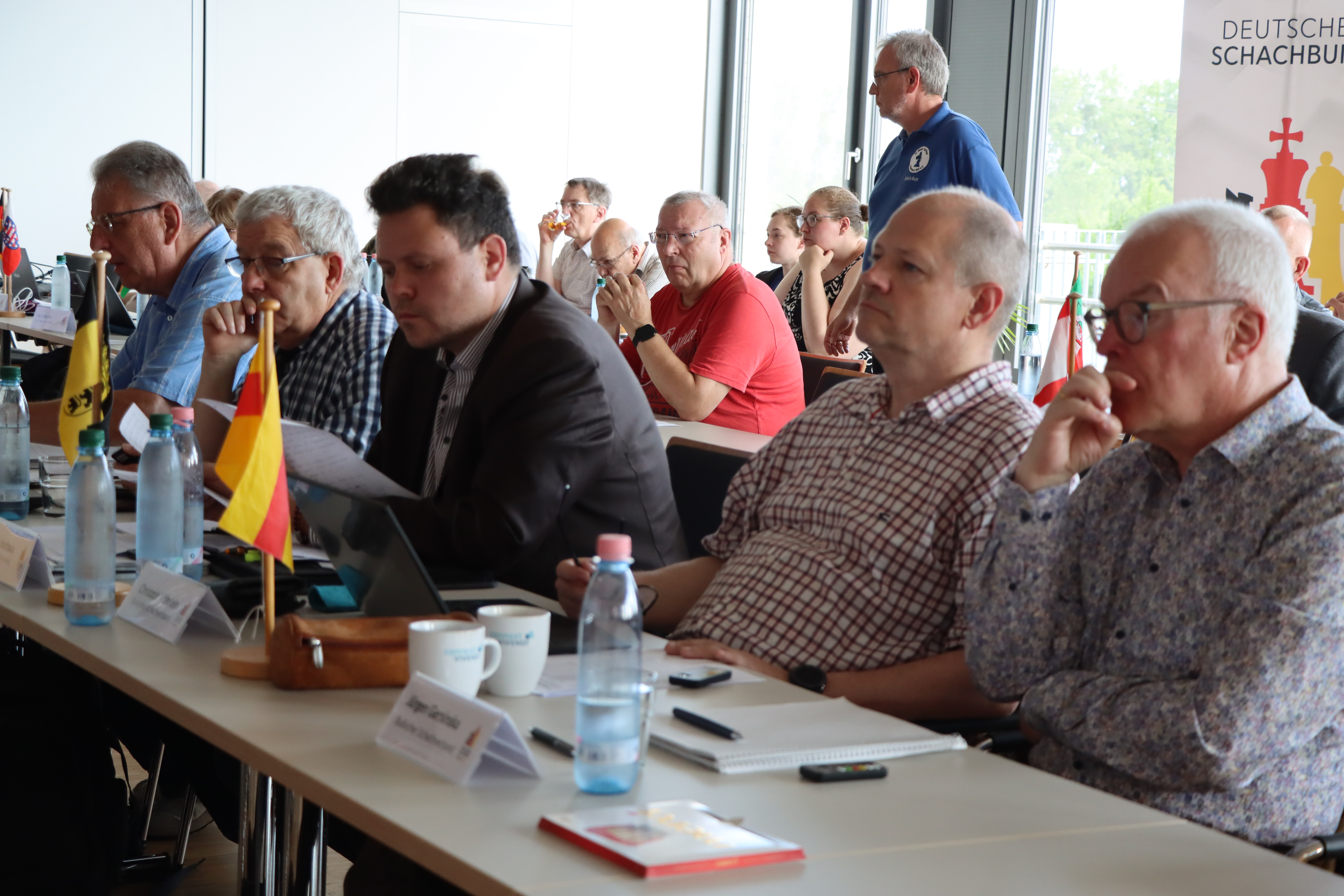 Baden und Württemberg, von rechts: Jürgen Gersinska, Christoph Mährlein, Carsten Karthaus, Thomas Wiedmann, Jürgen Dammann. Foto: DSB