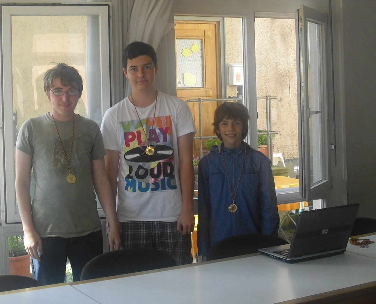 Sieger Gruppe 2: Sf Plochingen (Justus Hense, Philipp Hoß und Niklas Hübschle vom RSK)
