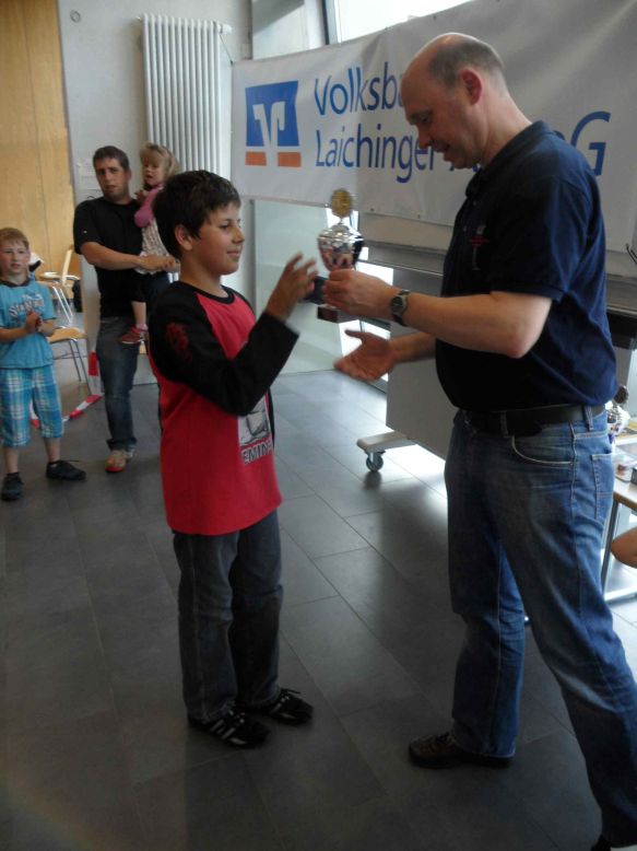 Pokalüberreichung Laichingen U12
