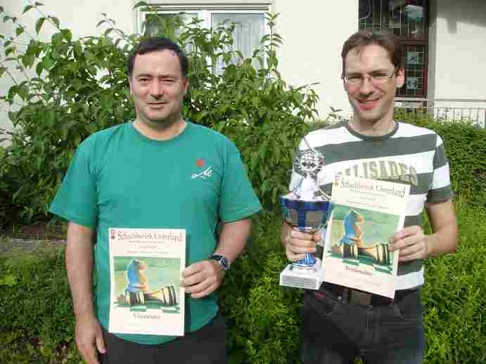 Sieger Andreas Meschke (r), 2. Oliver Schömbs