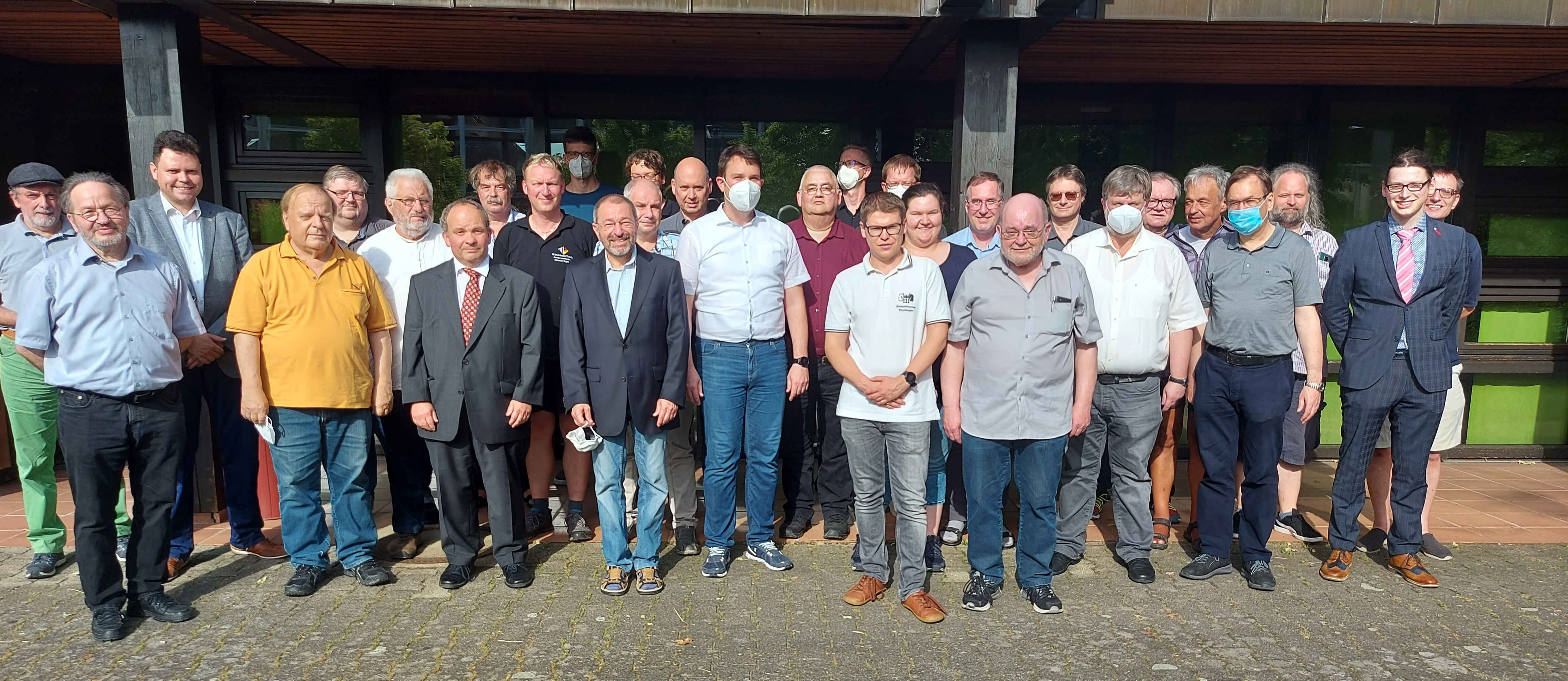 das neue und fast vollständige erweiterte Präsidium © C. Seyfried, SVW